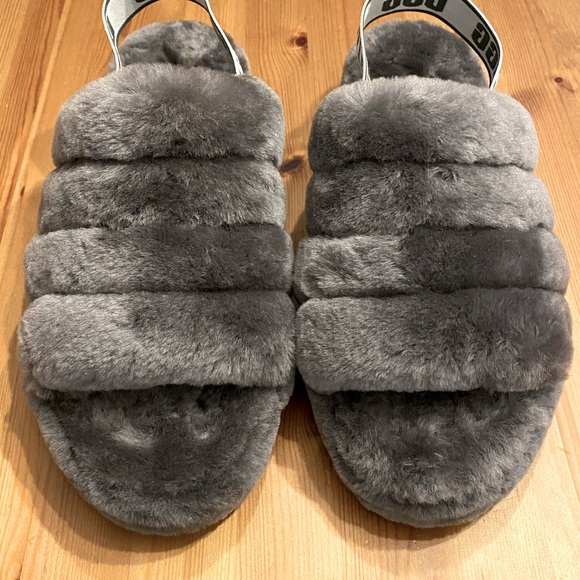 UGG Oh Yeah Slingback Slides Platform Puff Sandals Slippers - Picture 8 of 13